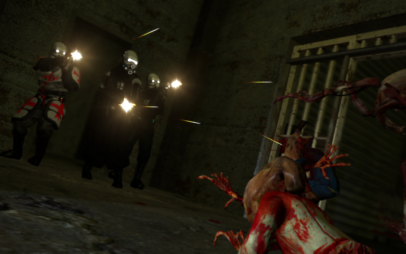 Zombie Survival action scene